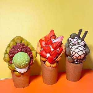 <span class=keywords><strong>Polvo</strong></span> para Waffles de Huevo de Buen Sabor a Precio de Fábrica, Premezcla de <span class=keywords><strong>Polvo</strong></span> para Waffles de Burbujas Masticables, Postre Popular para Máquina de Waffles - Product Image 2