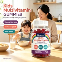 Gommes multivitaminées pour enfants Metrand, bonbons gommeux aux vitamines naturelles, étiquette privée OEM pour enfants