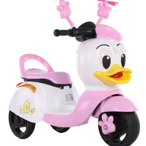 yellow duck 3 Wheel Kids Electric Motorcycle Baby Motorbike