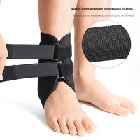 Attelle de cheville respirante et épaissie pour le football, les arts martiaux, le hockey, le rugby, pour la protection et la fixation transfrontalière