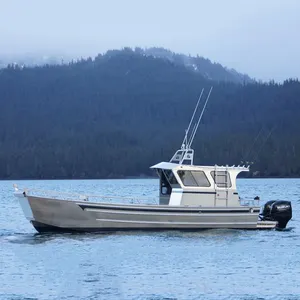 Ecocampor Barcaça de trabalho aquático para barco de desembarque soldado para venda Fabricante de liga de alumínio China Certificação CE Pesca Durável