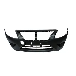 Carbon繊維Black FrontシャベルSmallサラウンド自動車バンパーForとして使用NISSAN SUNNY/VERSA 10- OEM 62022 3BA0J