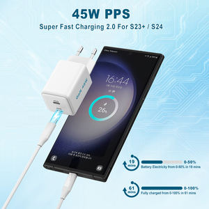 <span class=keywords><strong>Caricabatterie</strong></span> ZONSAN OEM 45W con Cavo, Doppia Porta, Portatile, Super GaN 45W Ricarica Rapida Tipo C per <span class=keywords><strong>iPhone</strong></span> Samsung S26 Ultra - Product Image 2