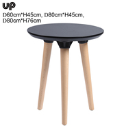 Table basse circulaire minimaliste pour bureau, salon et zone de réception