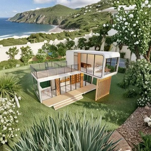 Nhà Máy Trực Tiếp Bán M7 Tùy Chỉnh Hai Lớp Thép Lắp Ráp Nhanh Chóng Modular Sang Trọng Nhà Đúc Sẵn Thoáng Khí Hiện Đại - Product Image 4