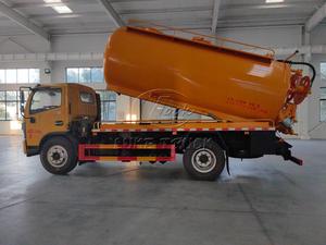 รถบรรทุกถ่ายโอนของเสีย Dongfeng K7 12 คิว พร้อมเครื่องยนต์คัมมินส์ ตัวเลือกปั๊ม Jurop Moro สำหรับกำจัดตะกอน - Product Image 5