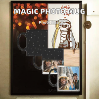 Mug à café personnalisé avec photo, changeant de couleur à la chaleur |   Mug en céramique léger, compatible micro-ondes et congélateur |