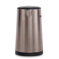 Bouilloire électrique RAF R.7326 1800W en acier inoxydable, capacité 2,5L, ébullition rapide, arrêt automatique, base pivotante à 360°