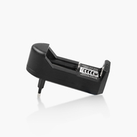 Chargeur de microphone pour appareil photo 18650 standard européen, prise universelle réversible à fente unique 26650/18650/16340/14500, charge 4.2V