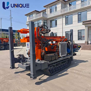Machine de forage de puits d'eau pneumatique avec tous les accessoires, plateforme de forage portable de 260 m avec compresseur d'air - Product Image 5