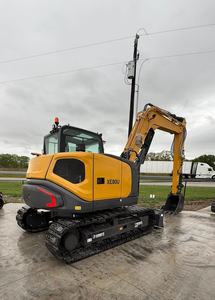 Precio de fábrica 9.5ton Excavadora sobre orugas XE80U con cubo de roca en stock - Product Image 5