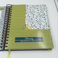 Cahier de planificateur hebdomadaire/mensuel A4 imprimé sur mesure Journal à spirale personnalisé avec couverture en papier