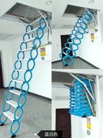 Échelle escamotable en aluminium pour grenier : Escalier escamotable et dissimulé en alliage d'aluminium haute résistance, idéal pour les maisons et les villas