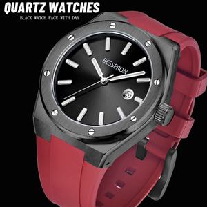 Reloj Deportivo de Lujo con Cronógrafo de Cuarzo para Hombre, Correa de Silicona Impermeable, Marca OEM, Diámetro de Esfera de 47 mm, Correa de 22 mm, Diseño Moderno - Product Image 4