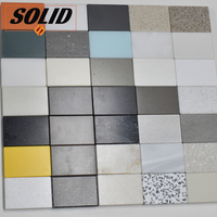 Plaque de surface solide 6mm 12mm 30mm, taille personnalisée, couleur des veines, pierre artificielle, plaque de surface solide en acrylique