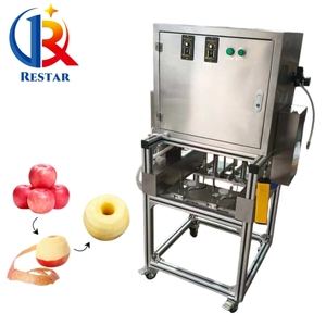 Machine à peler et à retirer les noyaux de pommes à double station avec options de découpe personnalisées <span class=keywords><strong>pour</strong></span> la production de <span class=keywords><strong>tarte</strong></span> aux pommes / jus de fruits - Product Image 2