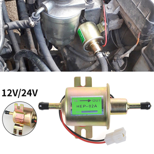 Pompa Carburante Elettrica Universale 12/24V, Accessori per Modifica Auto, Pompa Diesel Esterna HEP-02A - Product Image 2