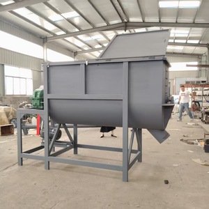Mélangeur d'aliments 2 tonnes/h, moteur électrique, plaques en acier épaissi pour le traitement des céréales - Product Image 1
