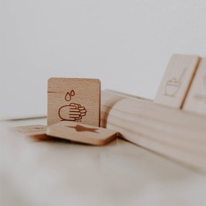 Tabla de responsabilidad de planificación de tareas diarias para niños, tabla de actividades de ritmo rutinario, horario visual con estante para niños - Product Image 5