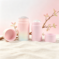 Contenant vide personnalisé pour déodorant à torsion, tube en plastique rechargeable pour anti-transpirant, emballage pour baume de parfum solide