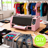 Imprimante jet d'encre A3 DTF pour film PET, système d'impression directe compact avec agitateur pour usine textile et de t-shirts