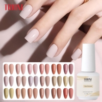Vernis Gel Transparent Rose Nude Couleur Unie Haute Qualité – Collection 30 Couleurs Non Toxique – Gel UV Soak Off – Marque Privée OEM – Usage Professionnel en Salon
