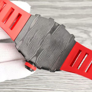 Montre mécanique haut de gamme pour homme avec design ajouré et bracelet en caoutchouc - Product Image 5