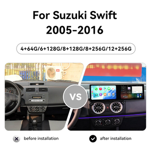 Autoradio multimédia Android 15 Foforfor double écran 10,1 pouces pour Suzuki <span class=keywords><strong>Swift</strong></span> 2005-2016 avec GPS et Carplay - Product Image 5