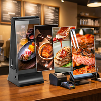 Petit écran tactile interactif LCD d'intérieur, 7 pouces, WIFI, affichage publicitaire numérique basé sur l'application AD pour restaurant
