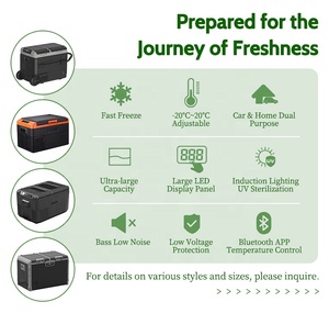 Refrigerador Portátil para Auto <span class=keywords><strong>de</strong></span> 12V 24V 100-250V, 35L, AC.684.171, con <span class=keywords><strong>Compresor</strong></span> y Fabricador <span class=keywords><strong>de</strong></span> Hielo, para RV, Yate, Camping y Pesca - Product Image 5