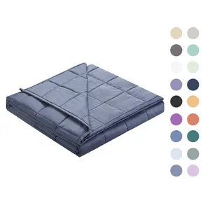 20Lbs Bambou Grand Plaid Refroidissement <span class=keywords><strong>Couverture</strong></span> <span class=keywords><strong>Pondérée</strong></span> Avec <span class=keywords><strong>Couverture</strong></span> - Product Image 1