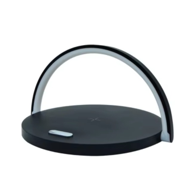 New Design Wireless Charging LED Night Light Table Lamp Bedside with USB Port for Phone Earphones Electric-Touch Sensor