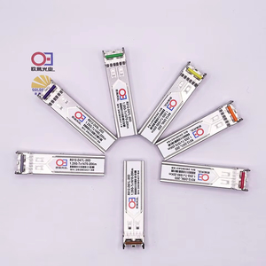 1.25 gam Duplex <span class=keywords><strong>SFP</strong></span> <span class=keywords><strong>module</strong></span> với <span class=keywords><strong>CWDM</strong></span> LC nối 20km tx1270nm ~ 1610nm thu phát quang 1000BASE-LX Ethernet mô-đun 20km phạm vi - Product Image 1