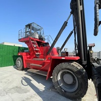 Chariot élévateur latéral Kalmar DCE80 DCE90 d'occasion le plus vendu, équipement logistique pas cher, transpalette à conteneurs vides Kalmar 8 tonnes 9 tonnes en promotion