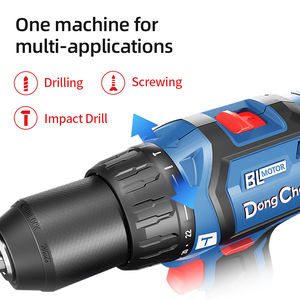 Dongcheng 20V Tùy Chỉnh Chất Lượng Cao Lithium Battery Tools 22 + 2 Mô-men Xoắn Ly Hợp Tác Động Cordless Hammer Khoan - Product Image 2