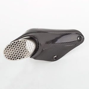Échappement modifié avec tuyau de liaison intermédiaire de bouclier thermique en fibre de carbone pour Yamaha MT09 <span class=keywords><strong>MT</strong></span>-<span class=keywords><strong>09</strong></span> FZ09 XSR900 2017-2020 - Product Image 5