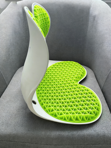 OEM Custom TPE Gel Lumbar <b>Support</b> Cushion Memory Foam <b>Back</b> Pillow Factory Direct Bulk 100% Polyester Breathable and - Product Image 3