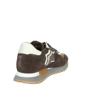 Drac-01-D04 Sneakers in vera pelle marrone scarpe da passeggio alte sportive per l'estate Casual Design della punta mocassini eleganti per la primavera - Product Image 3