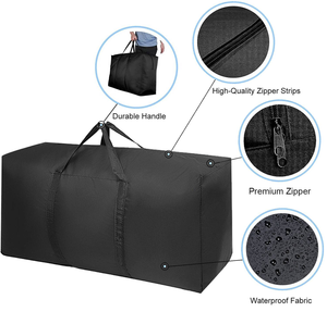 Bolsas de Almacenamiento Extra Grandes Plegables y Desplegables de Polipropileno PP Tejido, Ecológicas, Minimalistas, para Exteriores, en Oferta - Product Image 2