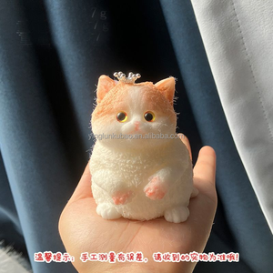 Juguete de Descompresión Gigante de Gato Gordito Simulado, con Música y Diseño a Mano, para Niños de 5 a 7 Años, Alivio del Estrés, Regalo Creativo y Adorable - Product Image 1