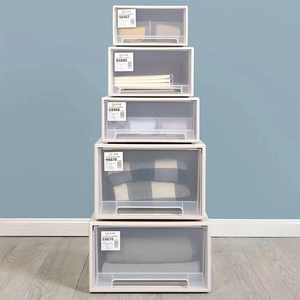 2023 Kunststoff Transparent Erweiterbarer Kleider schrank Stapelbare Schublade Lagerung Organizer Stapeln Schublade Schrank Box