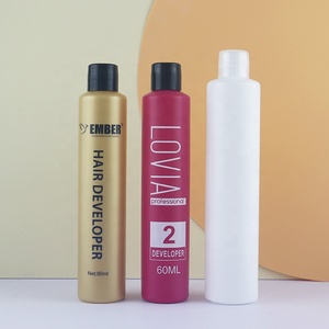 Factory Normal 60ml/100ml Hidrógeno Cabello Oxidante Salón Crema Peróxido Perfecto Vacío HDPE PP Botella Embalaje para Champú Loción - Product Image 3