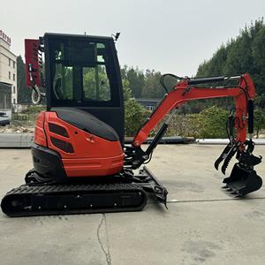 Nieuwe <span class=keywords><strong>mini</strong></span>-rupsgraafmachine KN25U met cabine, aangepaste motor, voor bouw en landbouw, te koop. - Product Image 1