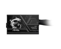Pour MSI MAG A650BN 80+ Bronze Alimentation Modulaire Complète 650W Câble 12V-2x6 24 Broches Natif PC de Bureau PSU pour GPU RTX40/50 et PC de Jeu