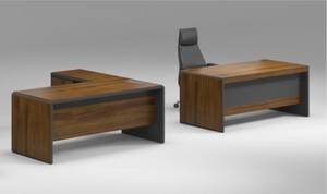 Escritorio de Oficina Moderno en Forma de I de Madera Extensible de Alta Calidad de Guangdong, 1.6 m - Product Image 2