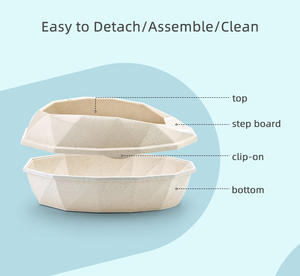 Vaso sanitário para gato com espaço grande - Product Image 5