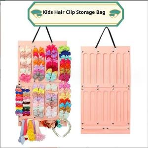 Bolsa de almacenamiento minimalista para sombreros de gran venta-Almacenamiento de horquillas-Bolsa organizadora colgante de joyería de fieltro - Product Image 3