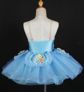 Costumes de danse bleus en gros, longs tutus romantiques pour spectacle, tenues de danse pour filles, tutus de princesse <span class=keywords><strong>pas</strong></span> chers - Product Image 2