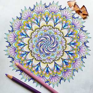 Libro <span class=keywords><strong>da</strong></span> Colorare Mandala per <span class=keywords><strong>Adulti</strong></span> Personalizzato all'Ingrosso con Stampa Segreta - Product Image 2