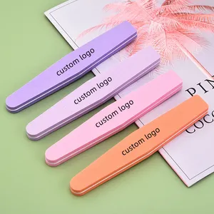 High Quality Washable Double Sided File Nail Manicure Pedicure Tool 100/180 Grit Board Sponge Emery Board Nail Files Buffer